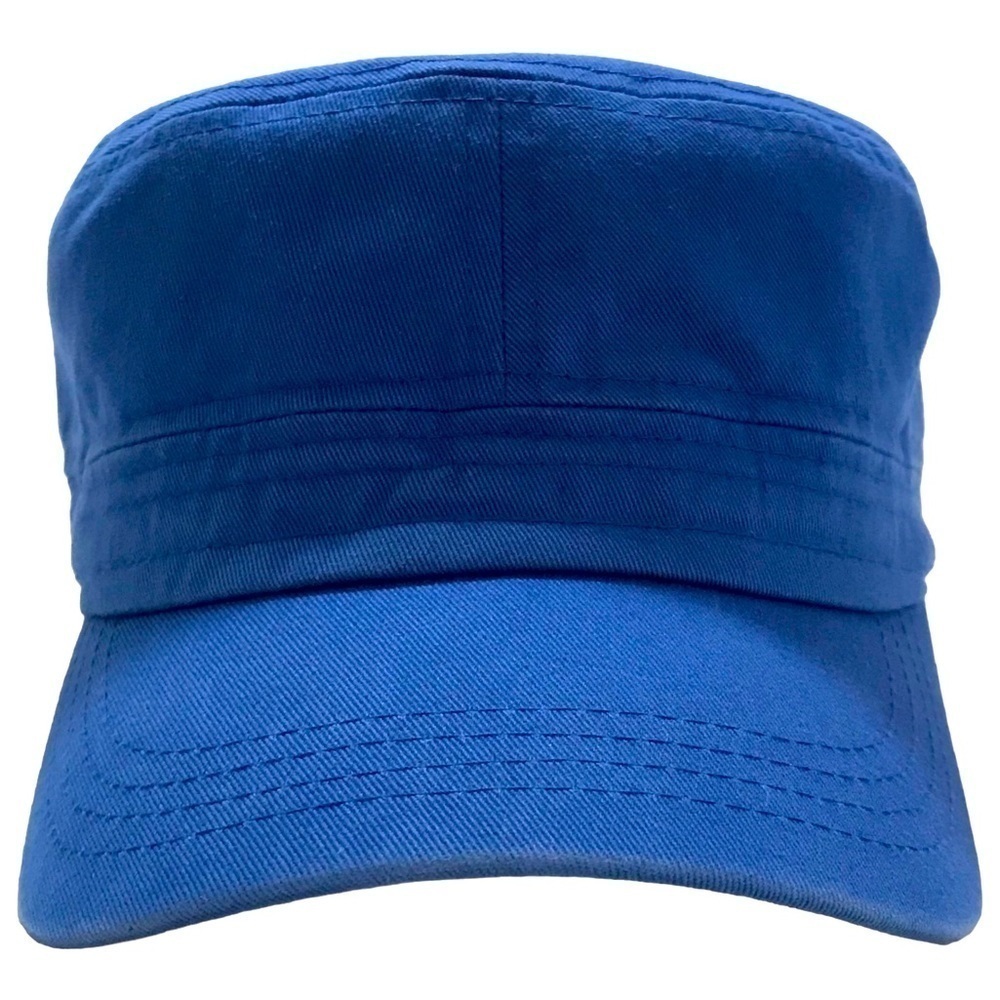 Pit Bull - Plain Blue Flat Top Cap